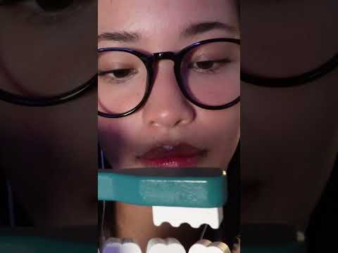 ASMR teeth cleaning dentist roleplay #asmr #asmrshorts #asmrsounds #shorts