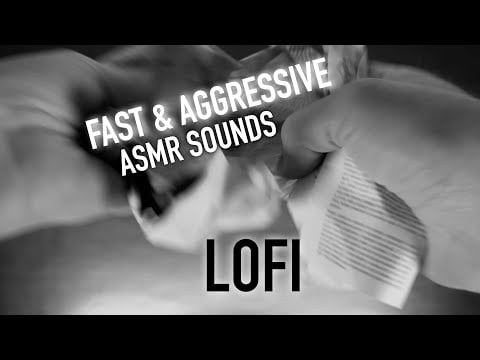 ASMR Fast And Aggressive Lofi Sounds (Tapping, Scratching,...) No Talking