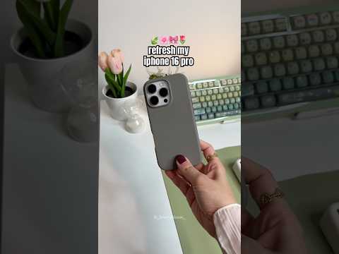 refresh my iphone 16 pro🌸 #iPhone #apple #accessories #iphonepro