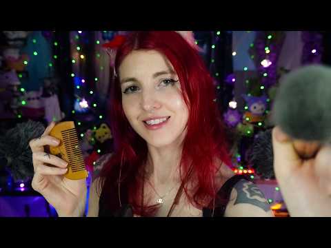 INTENSE brush tingles ASMR ✨ (Deep sounds, visuals, taps, trigger words & more)
