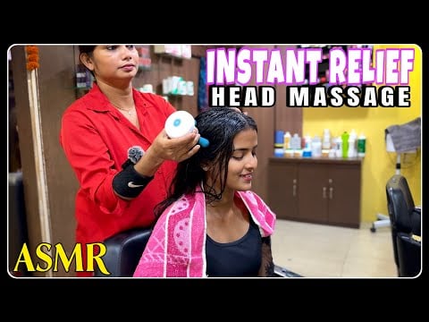 ASMR INSTANT RELIEF MASSAGE || Head Neck Back Massage For Peaceful Sleep N Relaxation #deepsleep