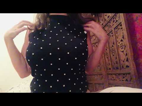 ASMR no bra shirt scratching