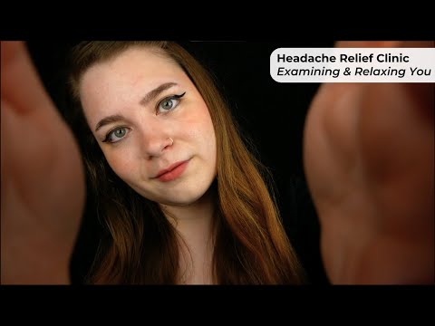 Headache Relief Clinic (Palpation, Head Percussion, Massage, Manual Relaxation) 🌟 ASMR Roleplay