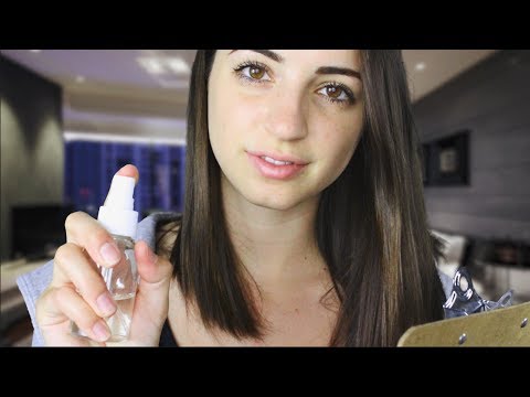 [ASMR] Sleep Clinic Roleplay - Trigger Test (Whispered)