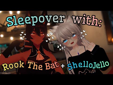 Girl's Night Sleepover with @rookthebat  (doing your makeup, head massage) | ASMR