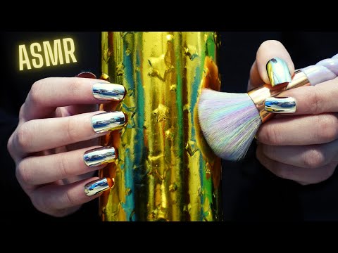 Asmr Mic Scratching - Brain Scratching , Brushing & Tapping | Long Nails - Asmr No Talking for Sleep