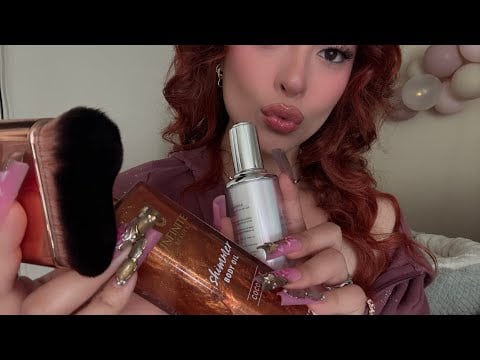 ASMR: Final Body & Skin Touch Ups Before You Leave✨🧴 (Massaging + Personal Attention) 