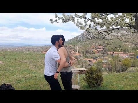 - ASMR deep sleep massage perfect crunches accompanied by the sound of wind in the beauty of nature