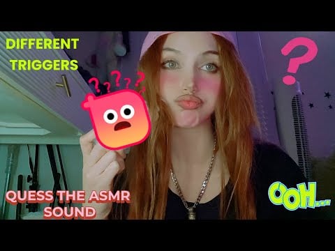 Guess the ASMR SOUND/ Different asmr triggers 