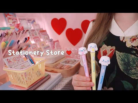 ASMR Cute Stationery Store🐰💕 Sales/Packaging (Roleplay)