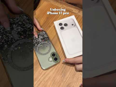 Unboxing iPhone 17 pro 📱 #asmr #iphone17