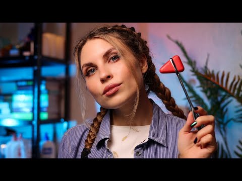 ASMR Cranial Nerve Exam, Eye Exam,Hearing Test,Measuring You From Head to Toe *4 Medical Roleplays*