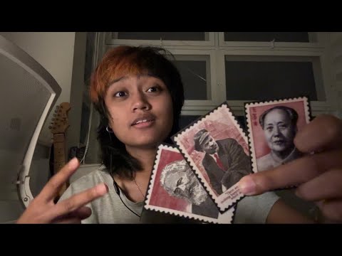 asmr with interesting items