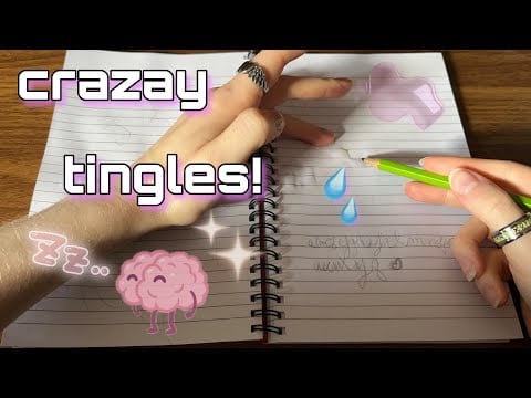 ASMR Spitay Spit Writing the Alphabet + Lotion Ink | Spit Painting You From Behind!