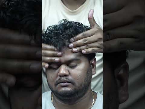 Indian Tapping & Scratching Head Massage For Better Sleep #shorts