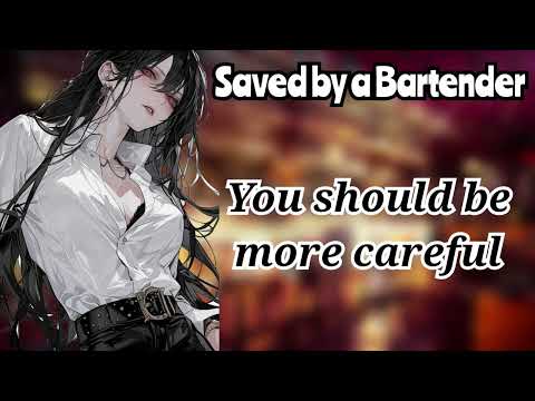 Bartender Saves you from a Yandere (F4M) (Yandere ASMR)