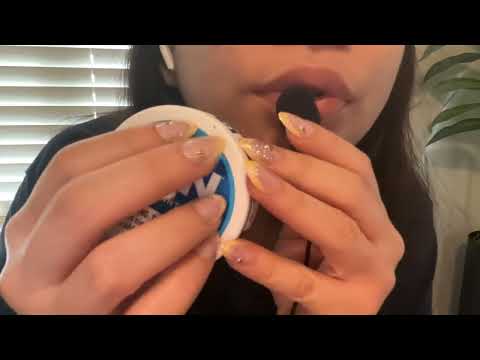 ASMR aggressively tapping on zyn containers *my collect(zyn)*