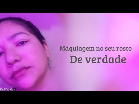 ASMR - Maquiagem No Seu Rosto De Verdade | Caseirinho