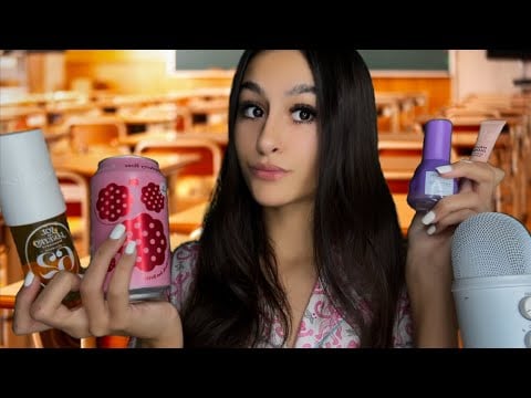 ASMR| You sit next to the PREPPY girl in CLASS😳