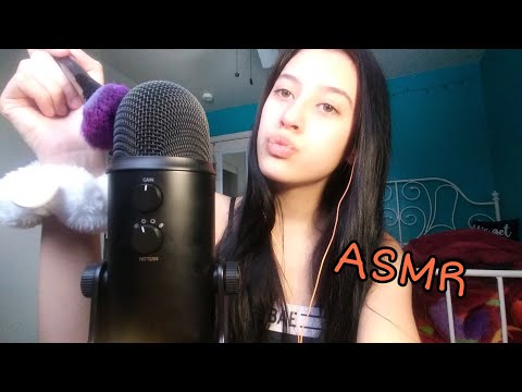 ASMR|Mic Brushing|Positive affirmations|New Mic