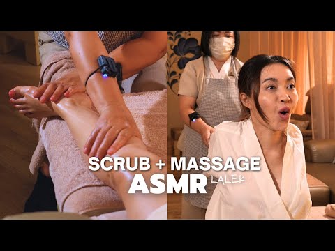 ASMR Foot Spa for sandal lovers | Foot Scrub, Foot Massage #asmrforsleep 😴