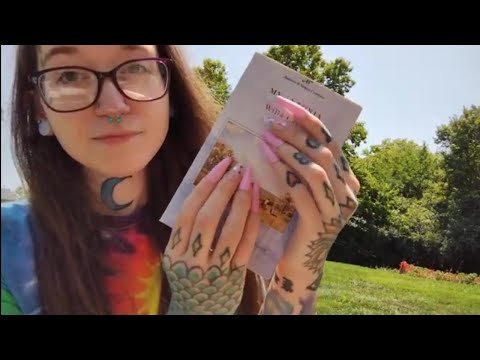 ASMR OUTSIDE ☀️ON BOOKS 📖