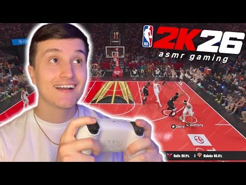 ASMR Gaming | My Return To NBA2K26 (w/ controller sounds)
