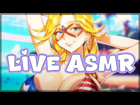 [Live ASMR] Time for some Super Sunbathing!💕 ( Beach Day ASMR! )