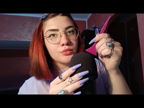 MIC SCRATCHING & TONGUE CLICKING 😴💜 | ASMR ITA