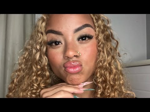 ASMR SPIT PAINTING AND LENS LICKINGS💤💤💙🫦