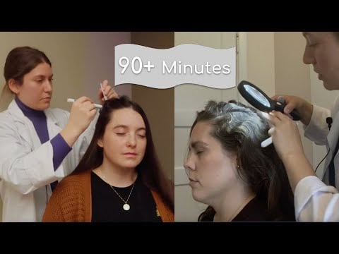 90+ Minutes of Scalp Checks so You Can Sleep Deeply [No middle ads]