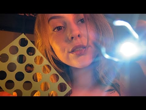 ASMR eyes opened and closed RARE light triggers 