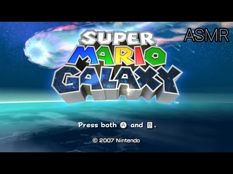 ASMR Super Mario Galaxy relaxing gameplay😴
