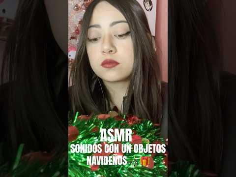 🖤🎅🏻 ASMR SONIDOS CON OBJETOS NAVIDEÑOS 🎁🎄 #asmrvideo #asmr #relax #asmrsounds #navidad