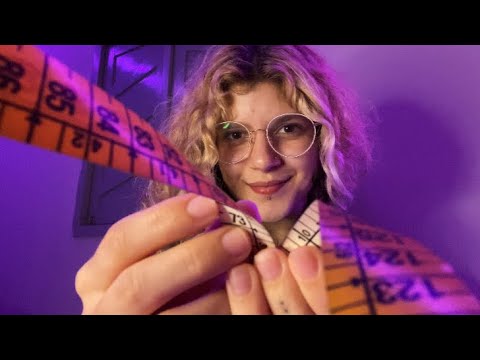 ASMR 💜 MEDINDO TODO O SEU CORPO