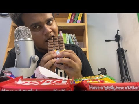 ASMR Chocolate 🍫 Mukbang (Mouth sounds)