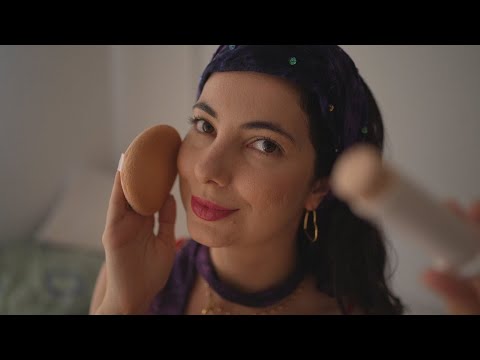 ASMR: DAMA FRANCESA DO CABARÉ SE MAQUIANDO PARA A NOITE