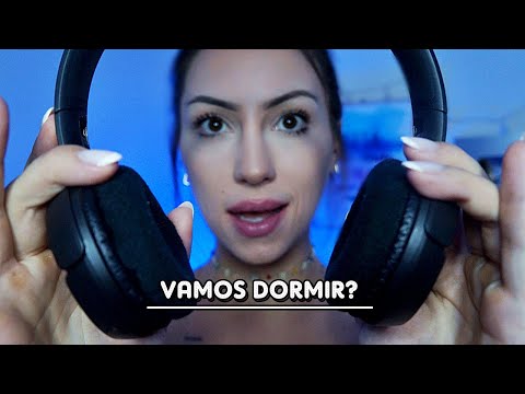 ASMR COLOCANDO FONES DE OUVIDO em VOCÊ (para quem precisa dormir)