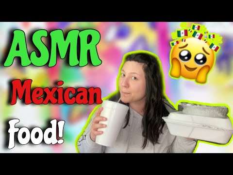 ASMR~ Mexican Food (MOUTH,TAPPING, GULPING & CHEWING SOUNDS) 🔥