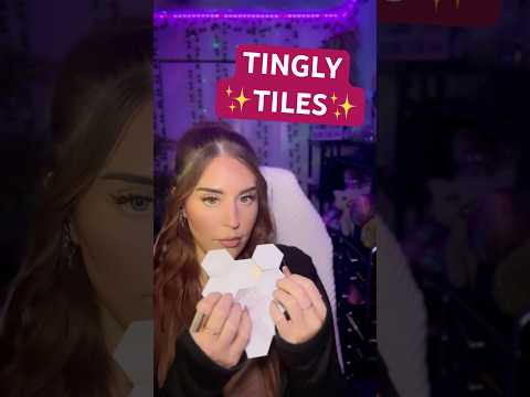 ✨ TINGLY TILES… which is your favorite? 🤩  #asmr #asmrvideos #asmrsounds #asmrvideo #relaxing #fyp