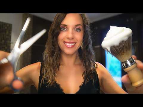 ASMR 3 Hours Barbershop Sleep | Scalp Massage, Haircut & Shave | Deep SLEEP