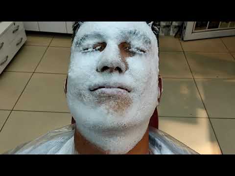 ASMR TURKISH BARBER WITH ASMR MUNUR ONKAN BEST BODY MASSAGE/ SKIN ANALYSIS ,