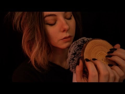 ASMR | 3 hours gentle Wood Tapping & Mic Blowing - Breathing, no Talking, Ambience for Deep Sleep
