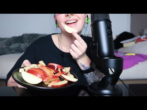 ASMR Crunchy & INSANELY JUICY Apple Slices