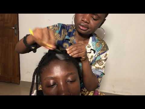 ASMR INTENSE SCALP SCRATCHING AND MASSAGE WITH FAKE FLAKES REMOVAL FOR DEEP SLEEP 😴 