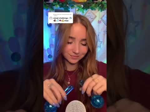 emoji challenge ASMR