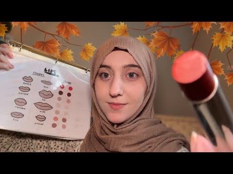 ASMR Doing Your Fall Makeup With Catalog Options 🍂