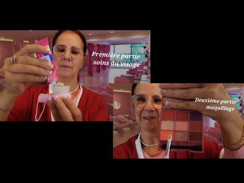 Asmr Français Rôleplay institut de beauté, soins du visage/Maquillage.
