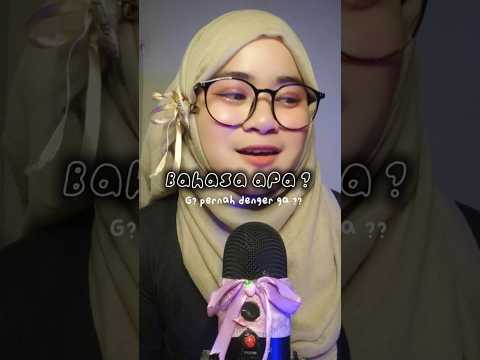 MOUTH SOUND BAHASA G?? APAKAH ITU #asmrvideo