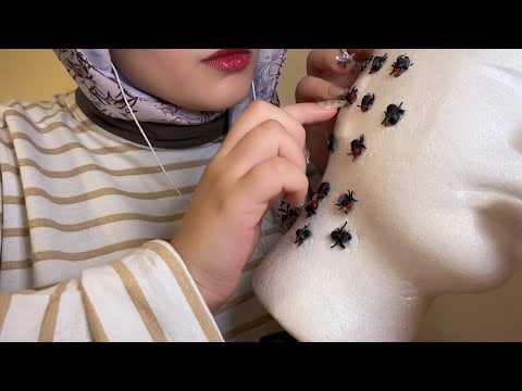 ASMR 🐛 Bugs Crawling All Over You | Neck Touching, Plucking & Face Tapping